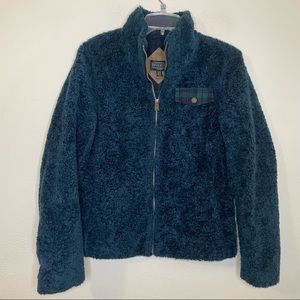 PENDLETON Fuzzy Hi-Pile Fleece Full-Zip Jacket